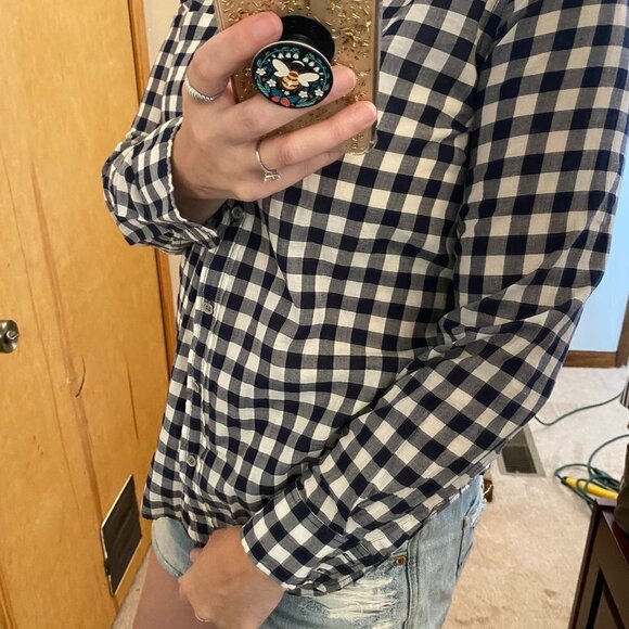 J. Crew Buffalo Check Boy Fit Button Down - Picture 9 of 9